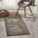Nourison karma nourison krm01 ash Grey Living Room  Rug.