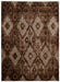 Nourison karma nourison krm02 chocolate Brown Living Room  Rug.