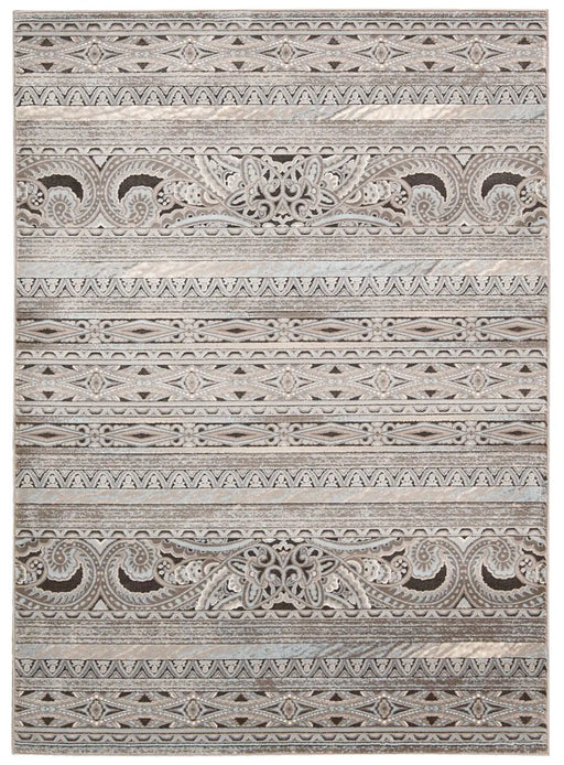 Nourison karma nourison krm03 stone Grey Living Room  Rug.