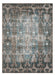 Nourison karma nourison krm04 blue Blue Living Room  Rug.