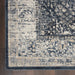 Nourison malta mai12 navy ivory Blue, Navy Living Room  Rug.