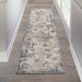 Nourison royal terrace ki40 ivory grey Grey, Ivory Living Room  Rug.