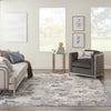 Nourison royal terrace ki40 ivory grey Grey, Ivory Living Room  Rug.