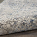 Nourison royal terrace ki43 beige blue Blue, Beige Living Room  Rug.