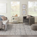 Nourison royal terrace ki43 beige blue Blue, Beige Living Room  Rug.