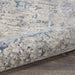 Nourison royal terrace ki44 beige blue Blue, Beige Living Room  Rug.