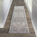 Nourison royal terrace ki46 ivory multi Ivory, Multicoloured Living Room  Rug.