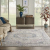 Nourison royal terrace ki46 ivory multi Ivory, Multicoloured Living Room  Rug.