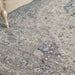 Nourison royal terrace ki46 ivory multi Ivory, Multicoloured Living Room  Rug.