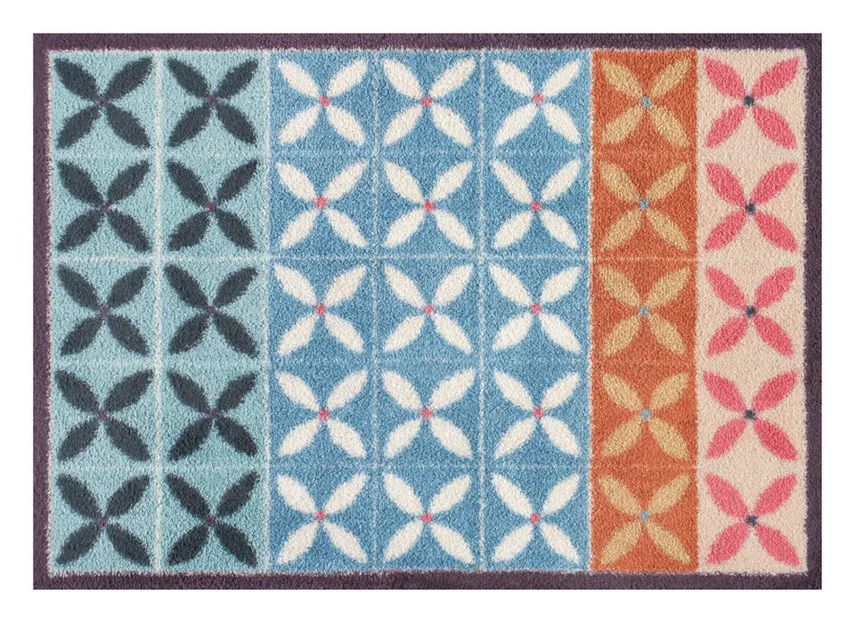 Turtle Mat Dee Hardwicke Flower Fields Painterly Washable