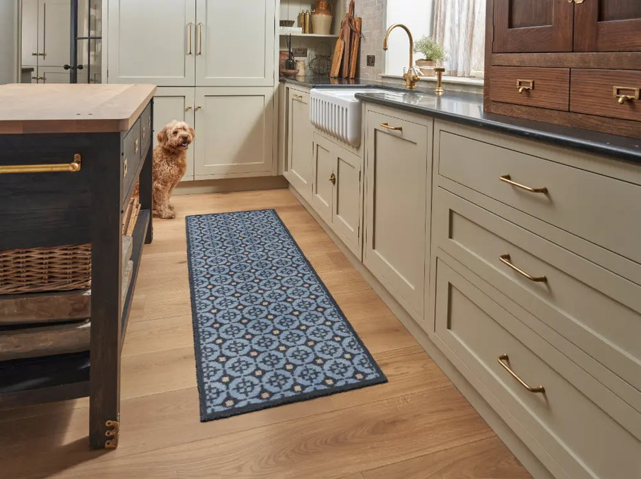 Turtle Mat Dee Hardwicke Parterre Blue Washable