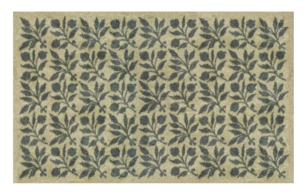 Turtle Mat Rosehip - Linen Green by Morris & Co Washable