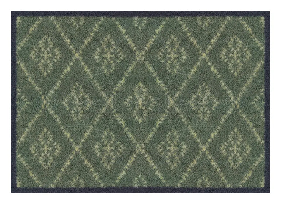 Turtle Mat Caraway green by Sanderson Washable