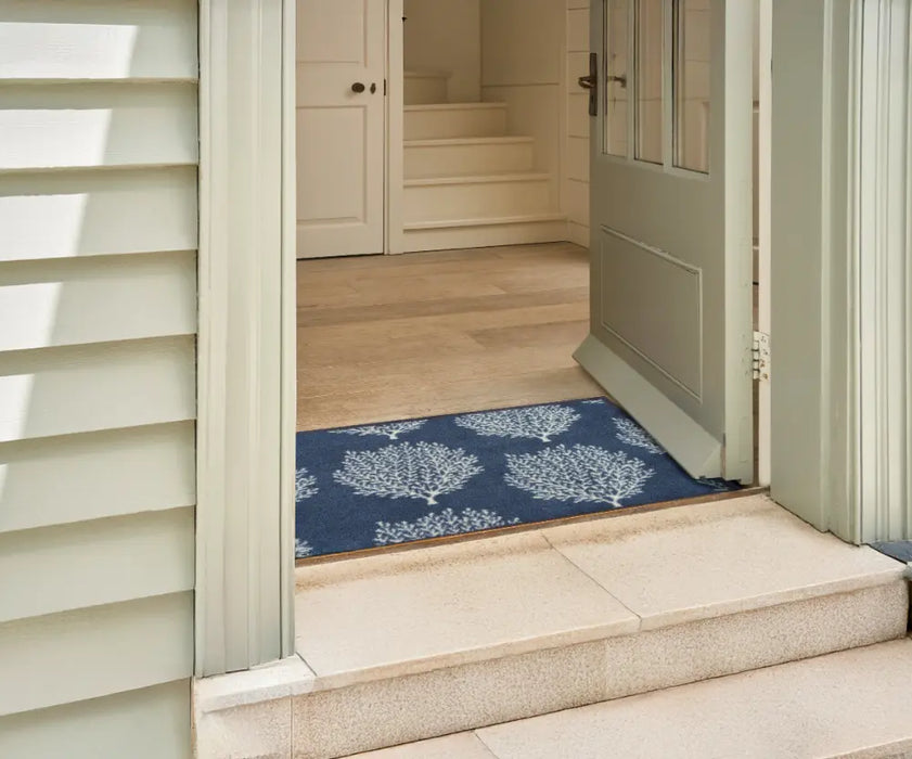 Turtle Rugs Runners Turtle Mat Sanderson Coraline Runner Blue Rug — RugsDirect Online