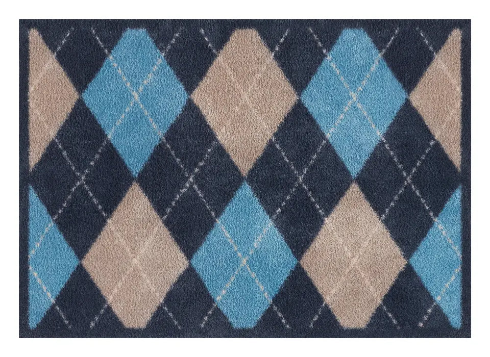 Turtle Design Argyle Washable