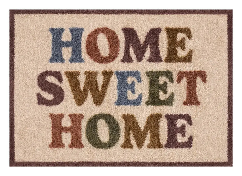 Turtle Design Home Sweet Home Natural Washable