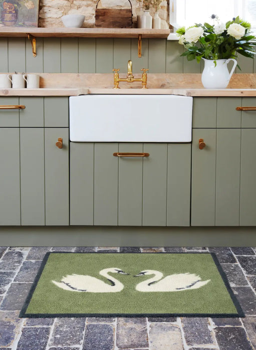 Turtle Design Lakeside Swans Washable
