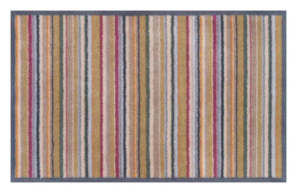 Turtle Design Muted Stripes Washable