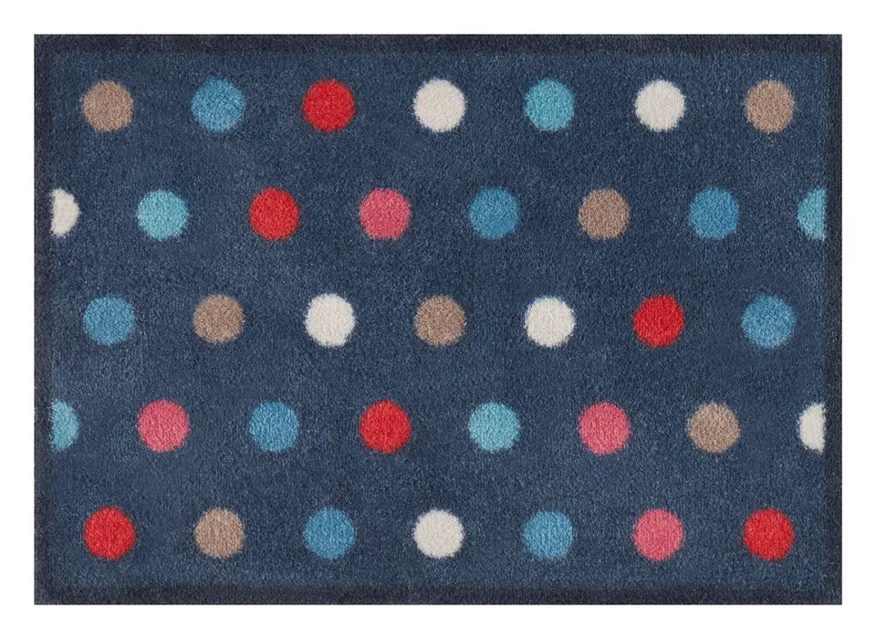 Turtle Design Navy Dots Washable