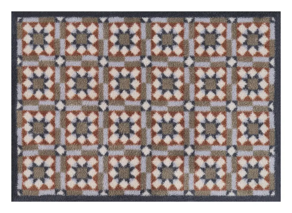 Turtle Design Victorian Tiles Washable