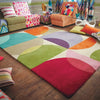 Scion scion hand tufted kaleido pop 26000 Multicoloured Living Room Wool Rug.