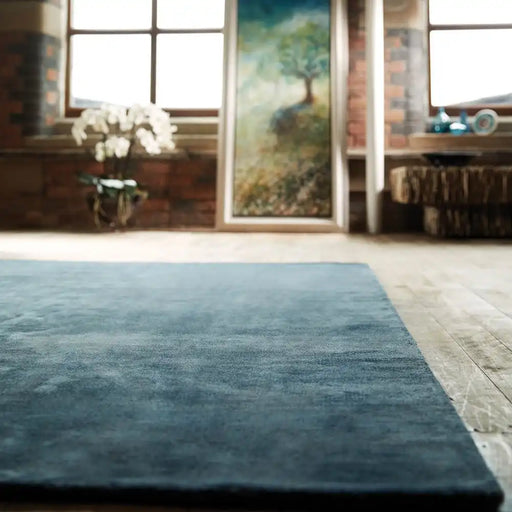 Rug Guru karma guru aegean Blue Living Room  Rug.