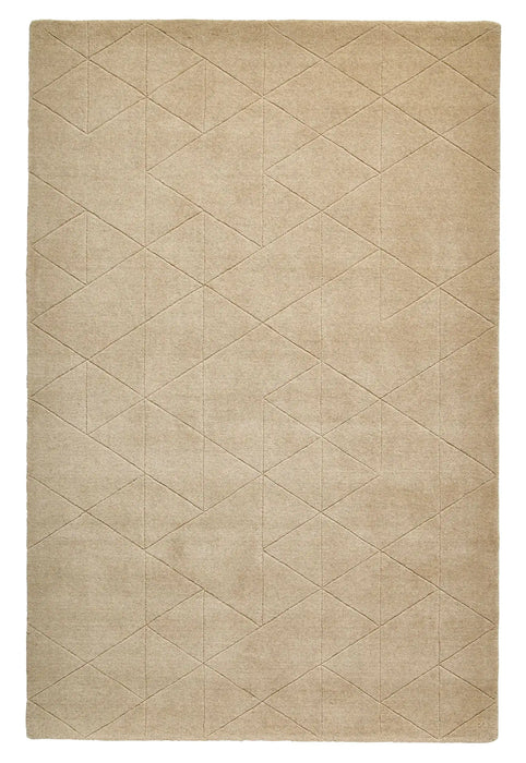 Think Rugs kasbah kb2025 beige Beige Living Room Wool Rug.