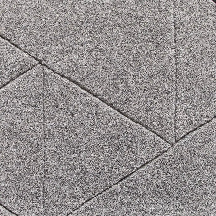 Think Rugs kasbah kb2025 grey Grey Living Room Wool Rug.