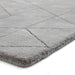 Think Rugs kasbah kb2025 grey Grey Living Room Wool Rug.