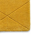 Think Rugs kasbah kb2025 ochre Yellow Living Room Wool Rug.