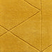 Think Rugs kasbah kb2025 ochre Yellow Living Room Wool Rug.