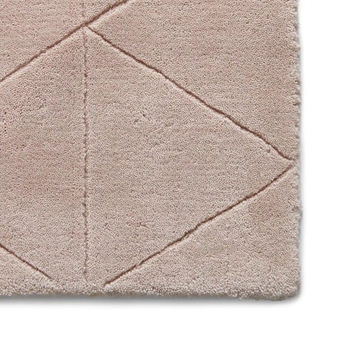 Think Rugs kasbah kb2025 rose Pink Living Room Wool Rug.