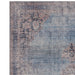 Asiatic kaya dana ky08 Blue, Multicoloured Living Room Flat Weave Rug.