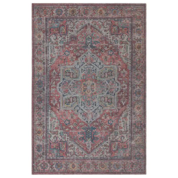 Asiatic kaya iman ky07 Multicoloured, Red Living Room Flat Weave Rug.