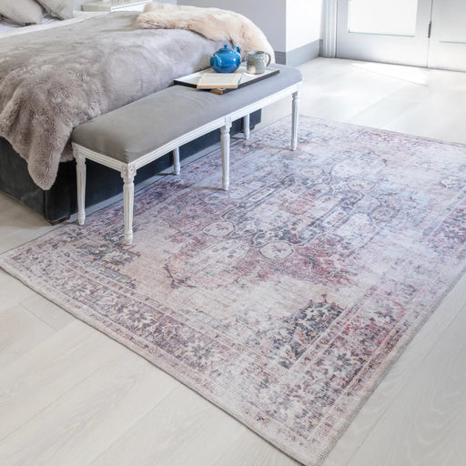Asiatic kaya lila ky12 Multicoloured Living Room Flat Weave Rug.