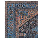 Asiatic kaya niki ky14 Blue Living Room Flat Weave Rug.