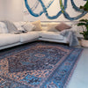 Asiatic kaya niki ky14 Blue Living Room Flat Weave Rug.