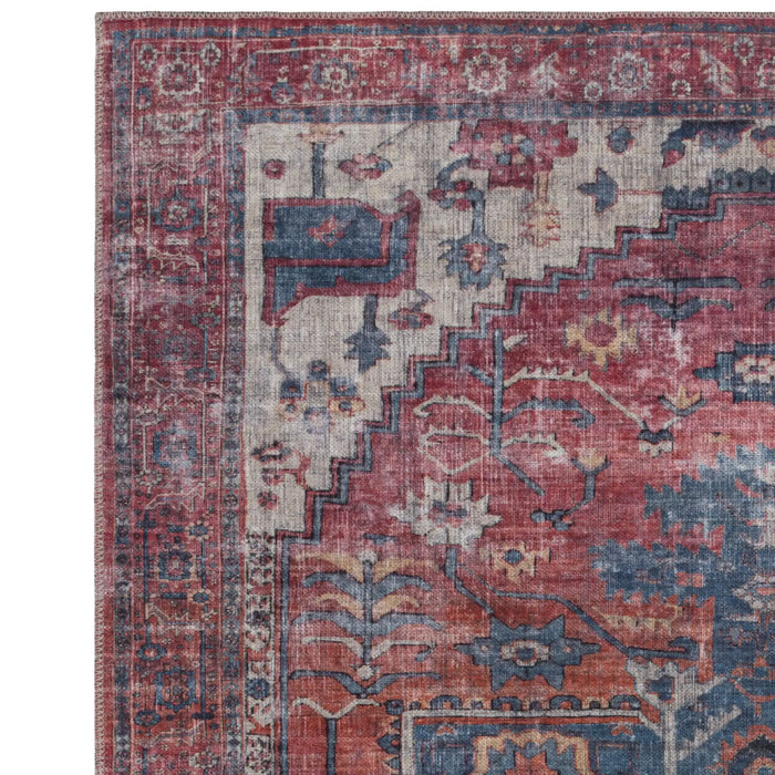 Asiatic kaya shiva ky01 Multicoloured, Red Living Room Flat Weave Rug.