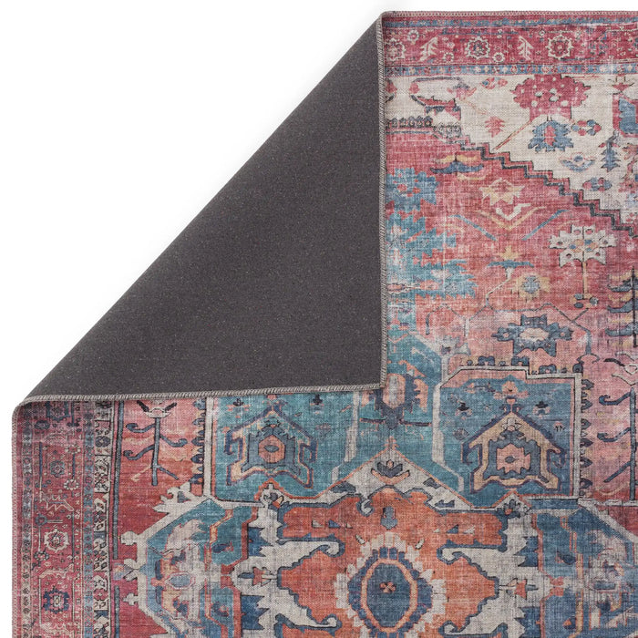 Asiatic kaya shiva ky01 Multicoloured, Red Living Room Flat Weave Rug.