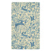 Scion scion screen printed kelda cobalt 023508 Blue, Ivory Living Room Geometric Rug.