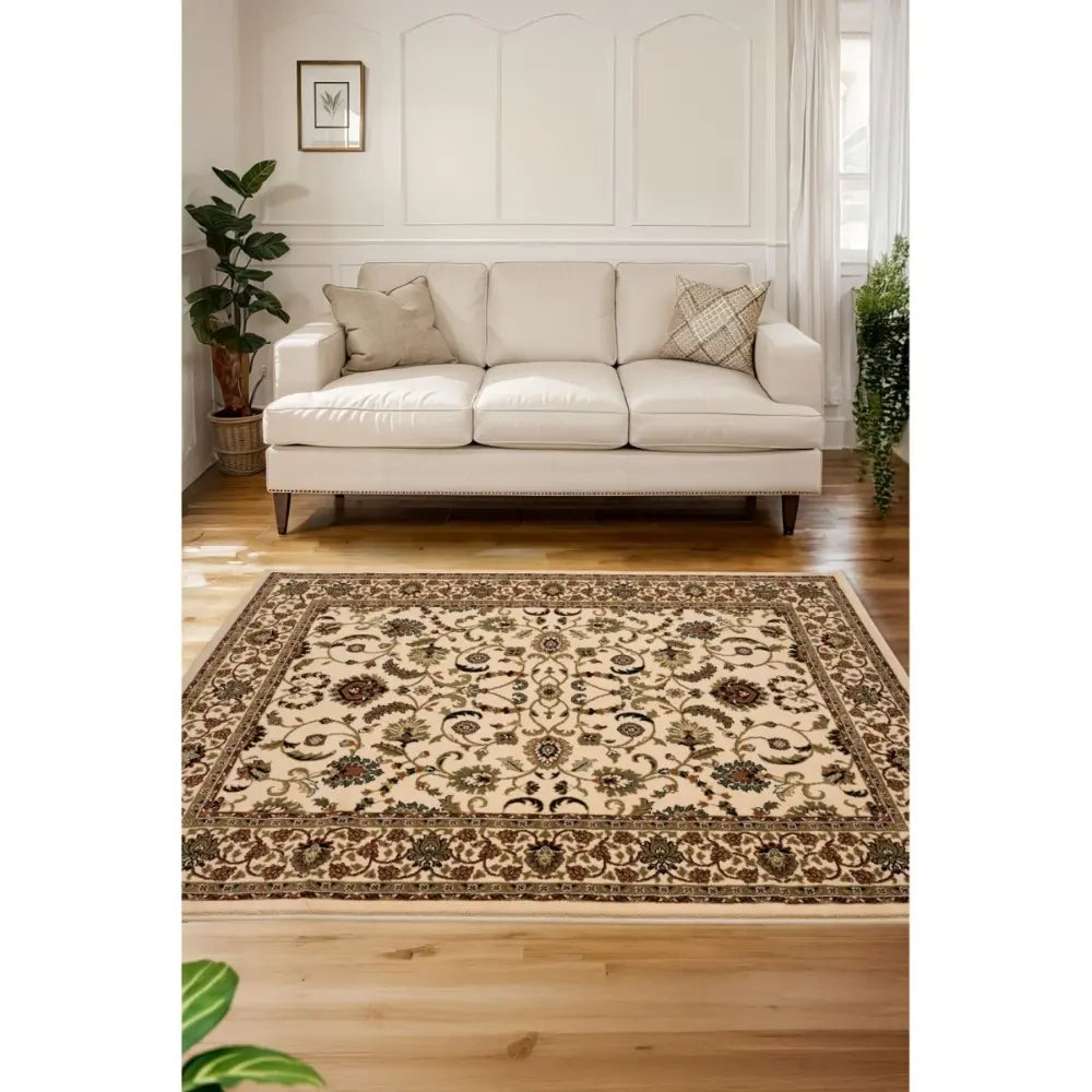 Kellan Floral Cream Cream Rug — RugsDirect Online