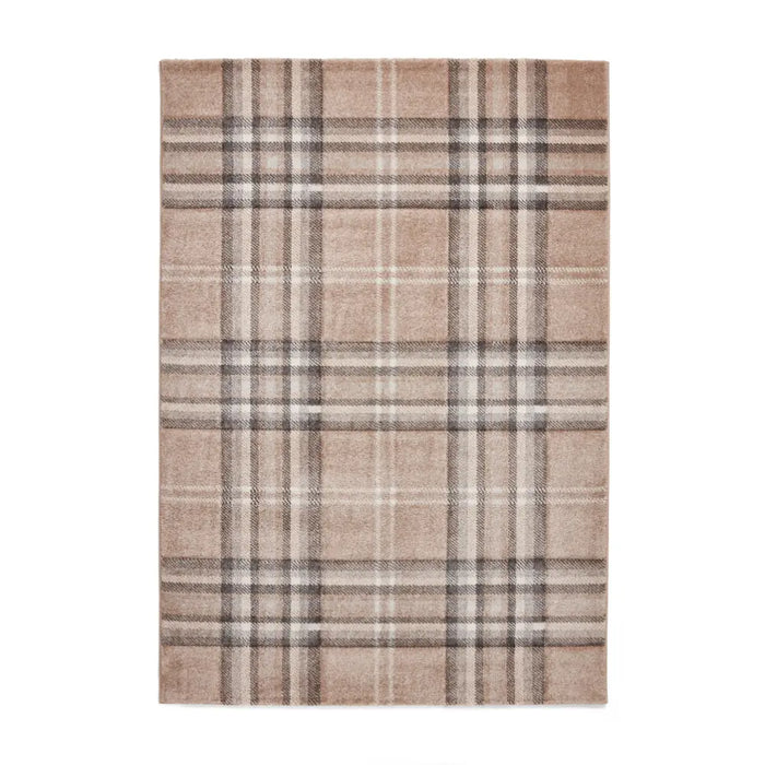Kelso Check Beige - Washable