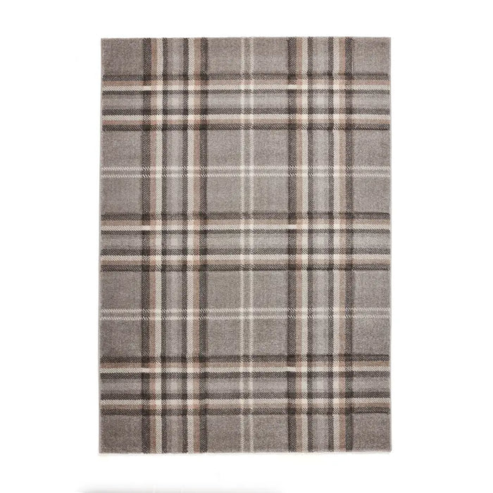 Kelso Check Grey - Washable