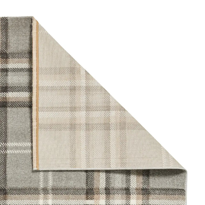 Kelso Check Grey - Washable