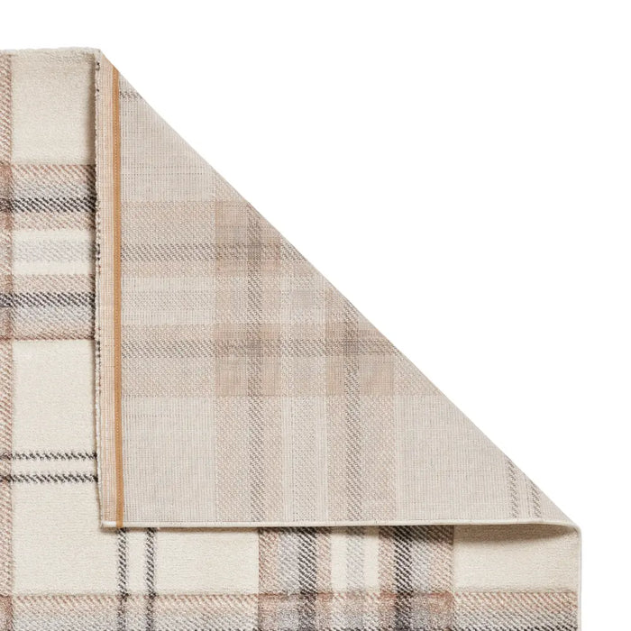 Kelso Check Natural - Washable