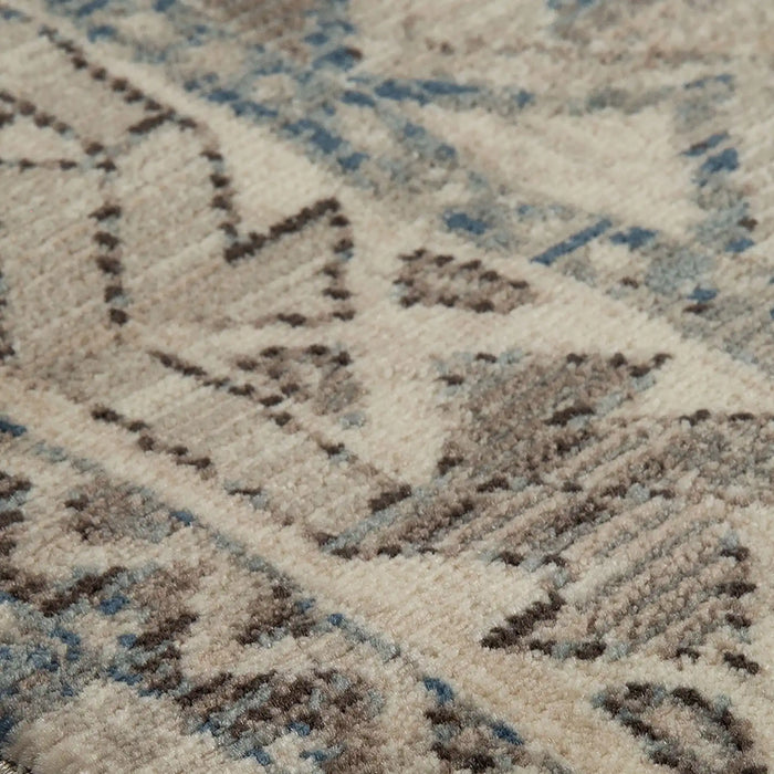 Oriental Weavers kendra 2603 h Blue, Multicoloured Living Room  Rug.