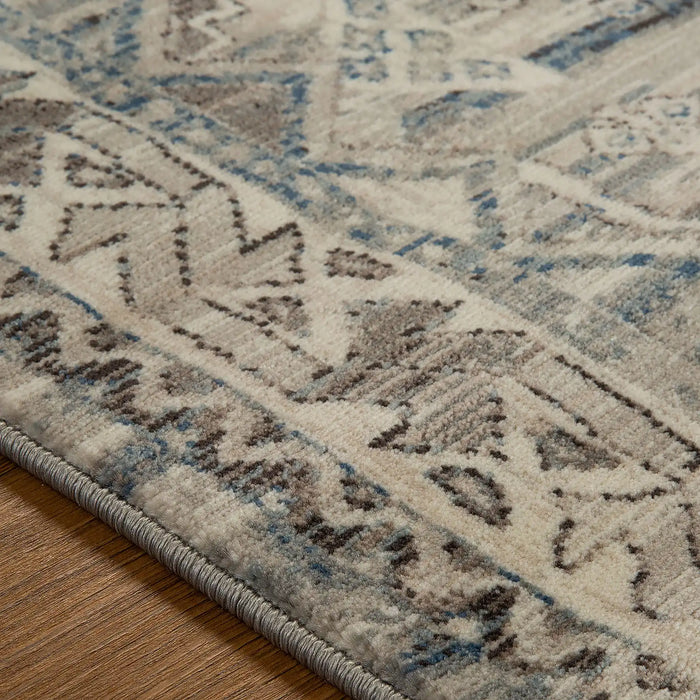 Oriental Weavers kendra 2603 h Blue, Multicoloured Living Room  Rug.