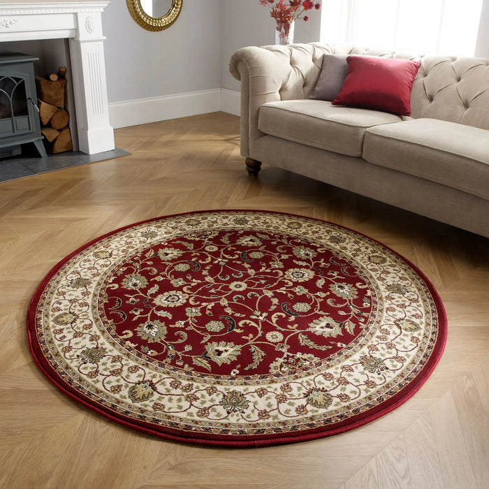 Oriental Weavers kendra 137 r Beige, Red Living Room  Rug.