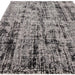 Asiatic kuza abstract black Black Living Room  Rug.