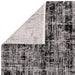 Asiatic kuza abstract black Black Living Room  Rug.